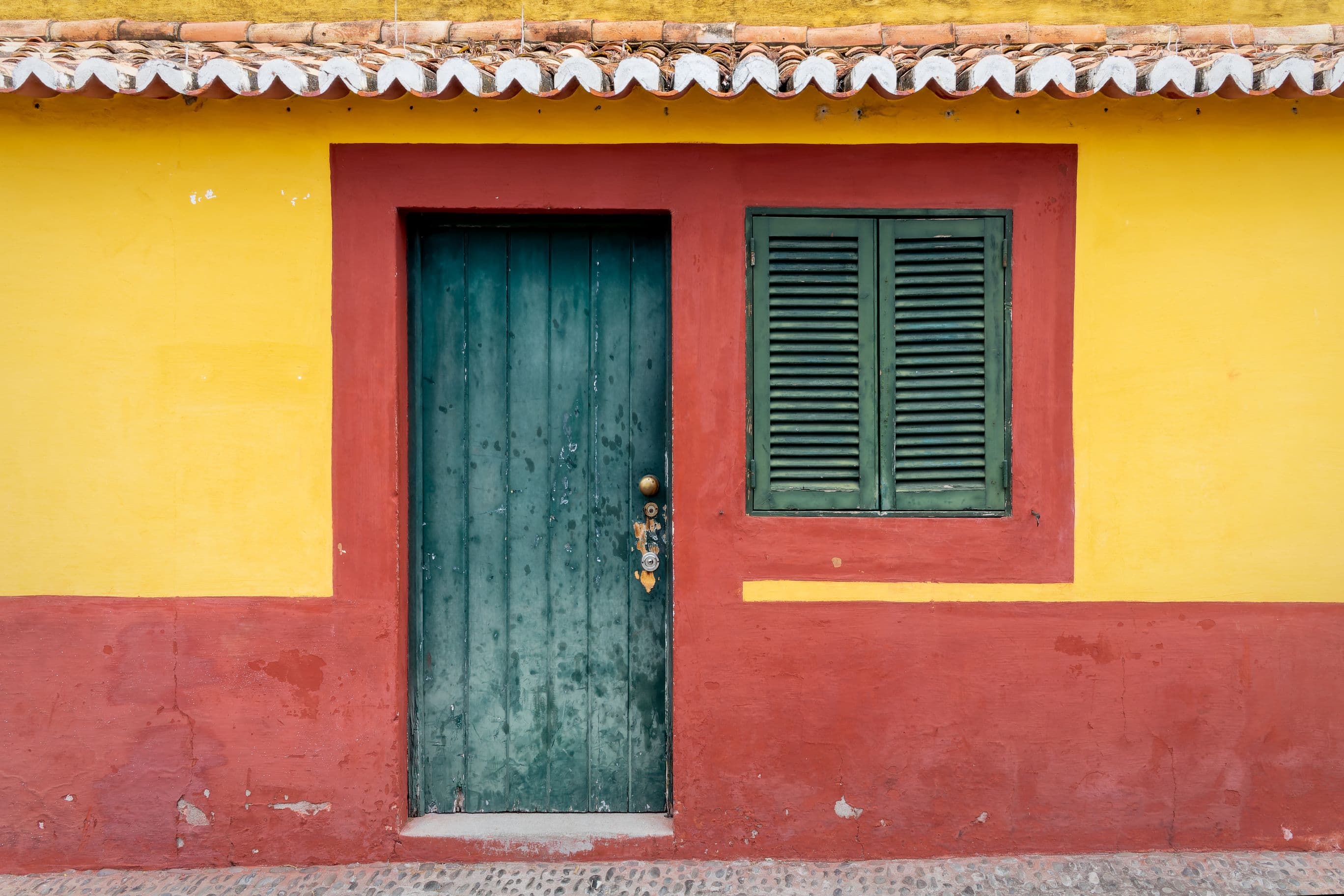 door in Funchal zona velha, Madeira